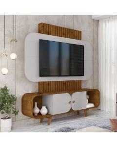 Home Painel Embau Tv até 75 Cinamomo/off-white