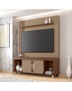 Home Painel Maragogi Tv até 65 Polegadas 2 Portas Carvalho/fendi