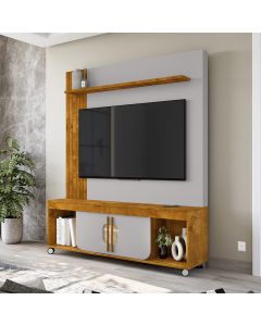 Home Painel Maragogi Tv até 65 Polegadas 2 Portas Naturalle/off White