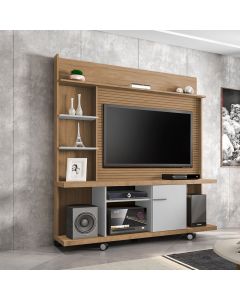 Home Painel Taurus Tv at&eacute; 47 Polegadas Cinamomo/off-white/ripado