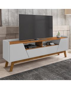 Rack Sala Florença para Tv até 70 Polegadas com Pés Madeira Off-white/naturalle