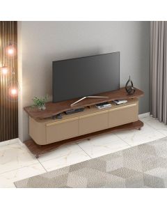 Rack Sala Guarapari para Tv até 75 Polegadas 3 Portas Carvalho/fendi